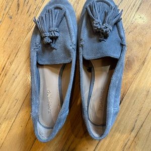 Gray suede Top Shop 5.5 loafers